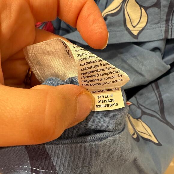 Tea Collection Blue & Pink Magnolia Dress - Picture 9 of 9